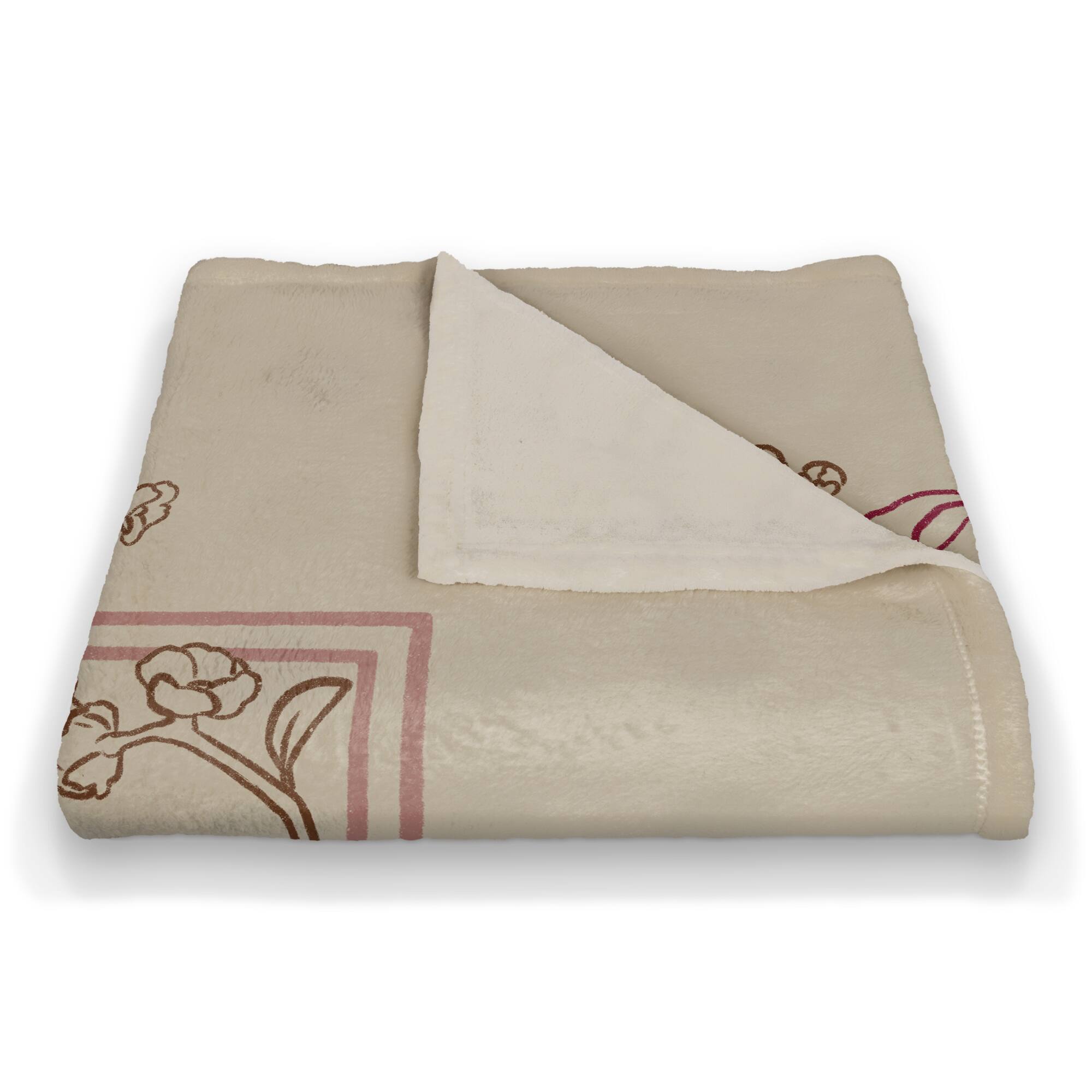 Be Devoted 50" x 60" Coral Fleece Blanket